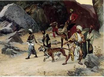 Arab or Arabic people and life. Orientalism oil paintings 122